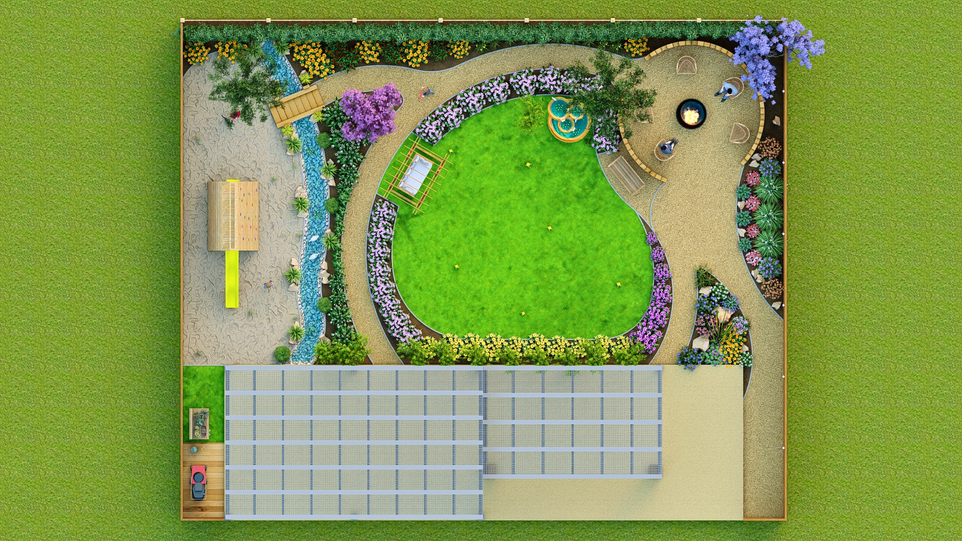 Patio and hardscape
