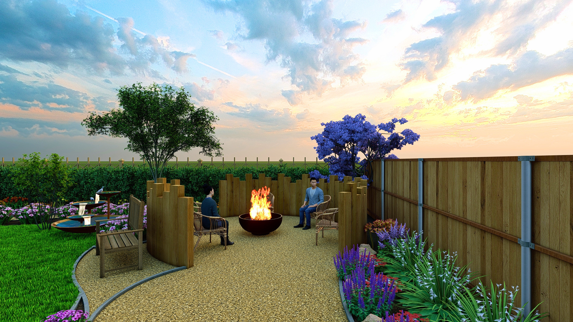Patio and hardscape