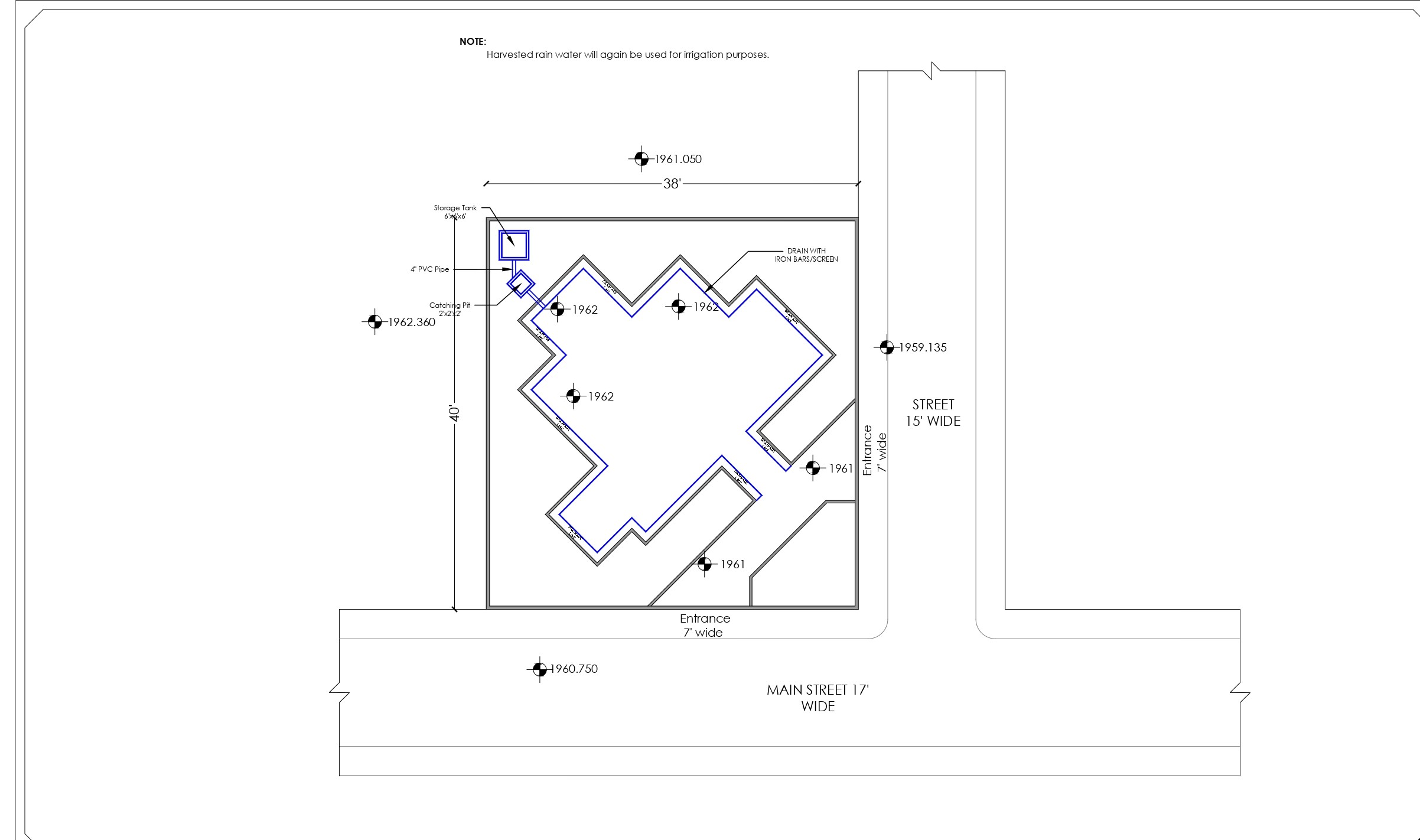Drainage plan